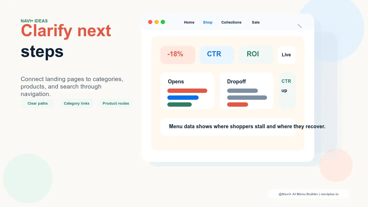 Solution illustration for Paying for ads but customers bounce immediately — poor navigation is breaking your funnel