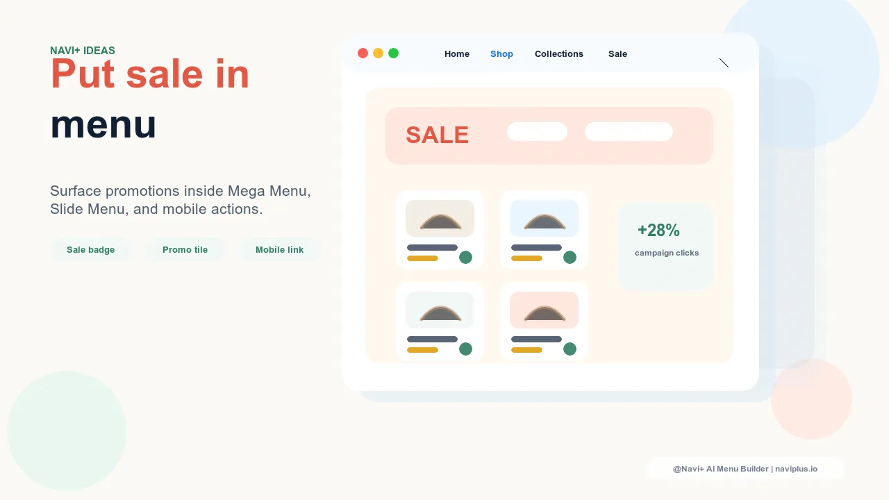 Solution illustration for Flash sale is running but the menu can't show it — sales opportunity wasted
