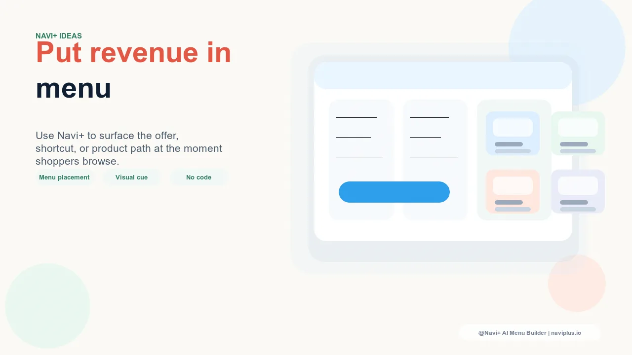 Solution illustration for B2B buyer navigation — designing menus for wholesale accounts, trade customers, and bulk orders