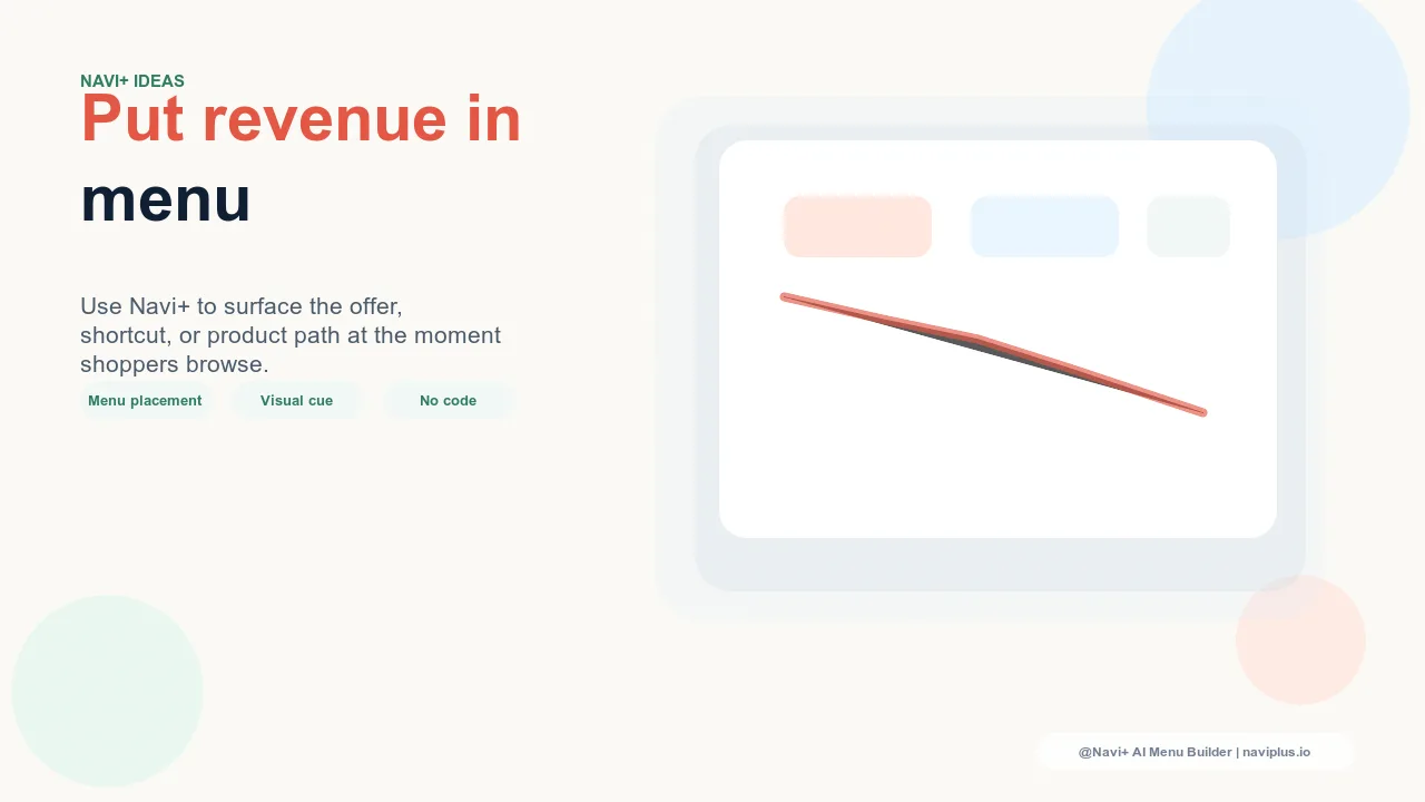 Solution illustration for Turn your menu into a sales funnel — one deliberate link at a time