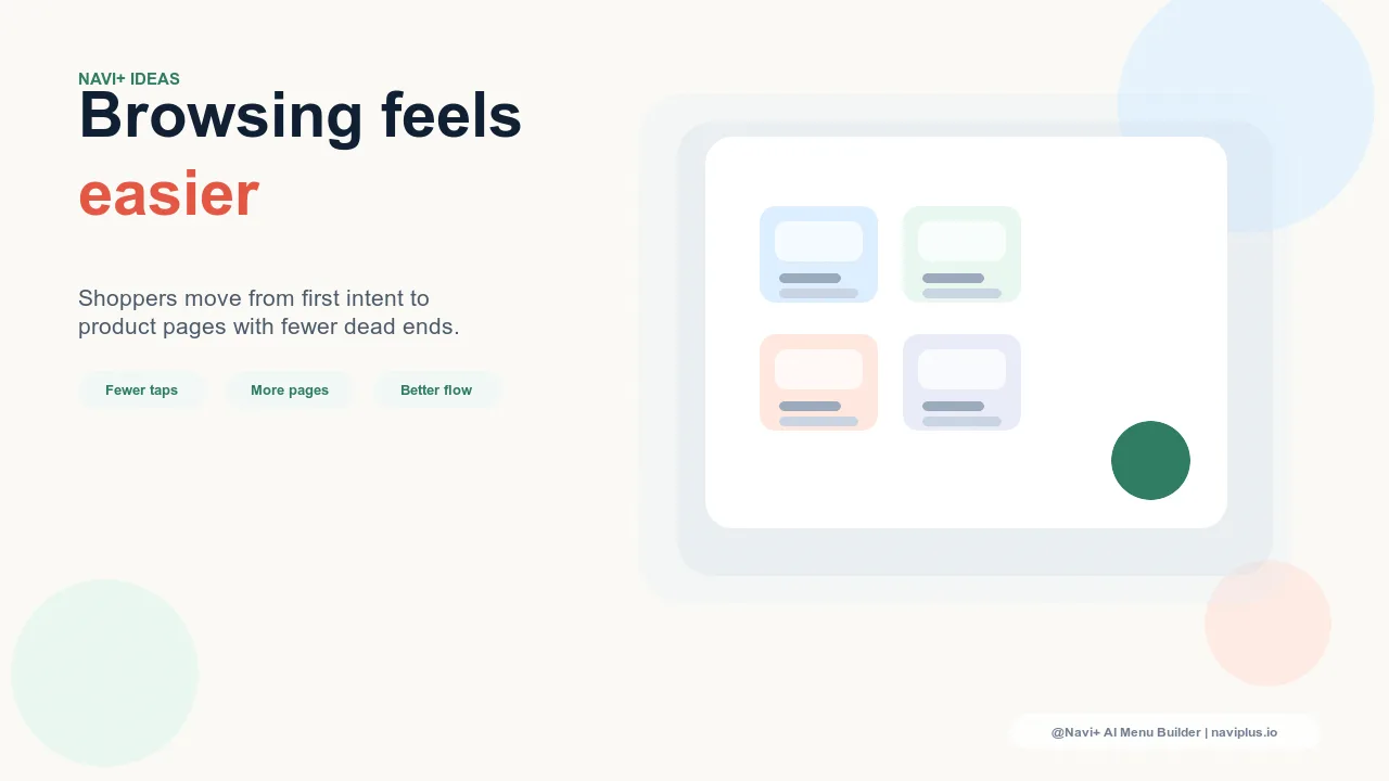 Outcome illustration for Breadcrumb navigation — the orientation tool that keeps visitors exploring deeper