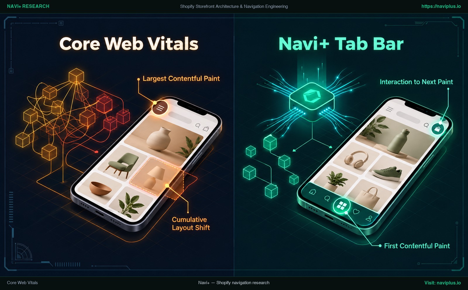 Concept illustration: Core Web Vitals & Real-World Performance Analysis