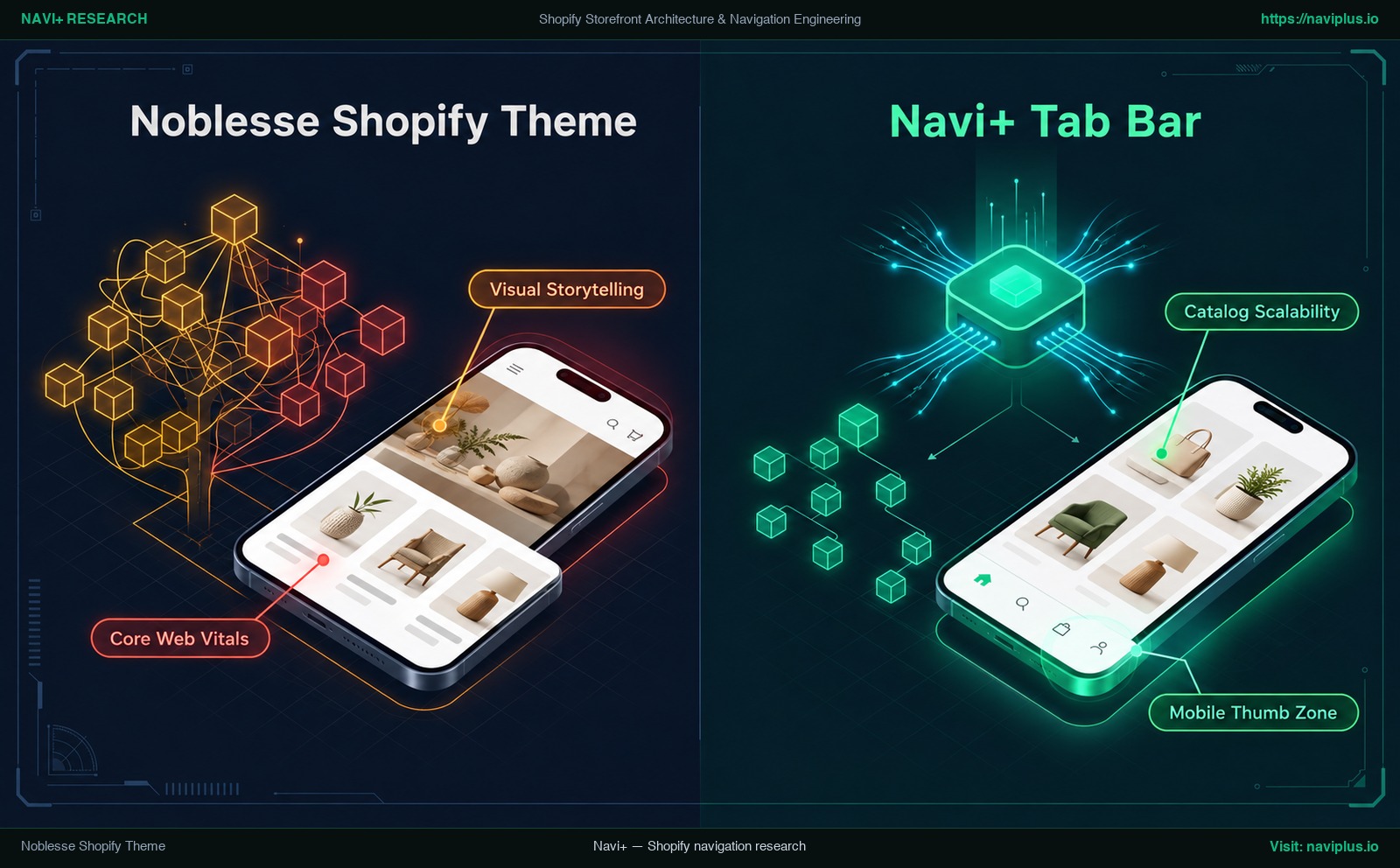 Shopify Noblesse Theme Review Architecture Infographic