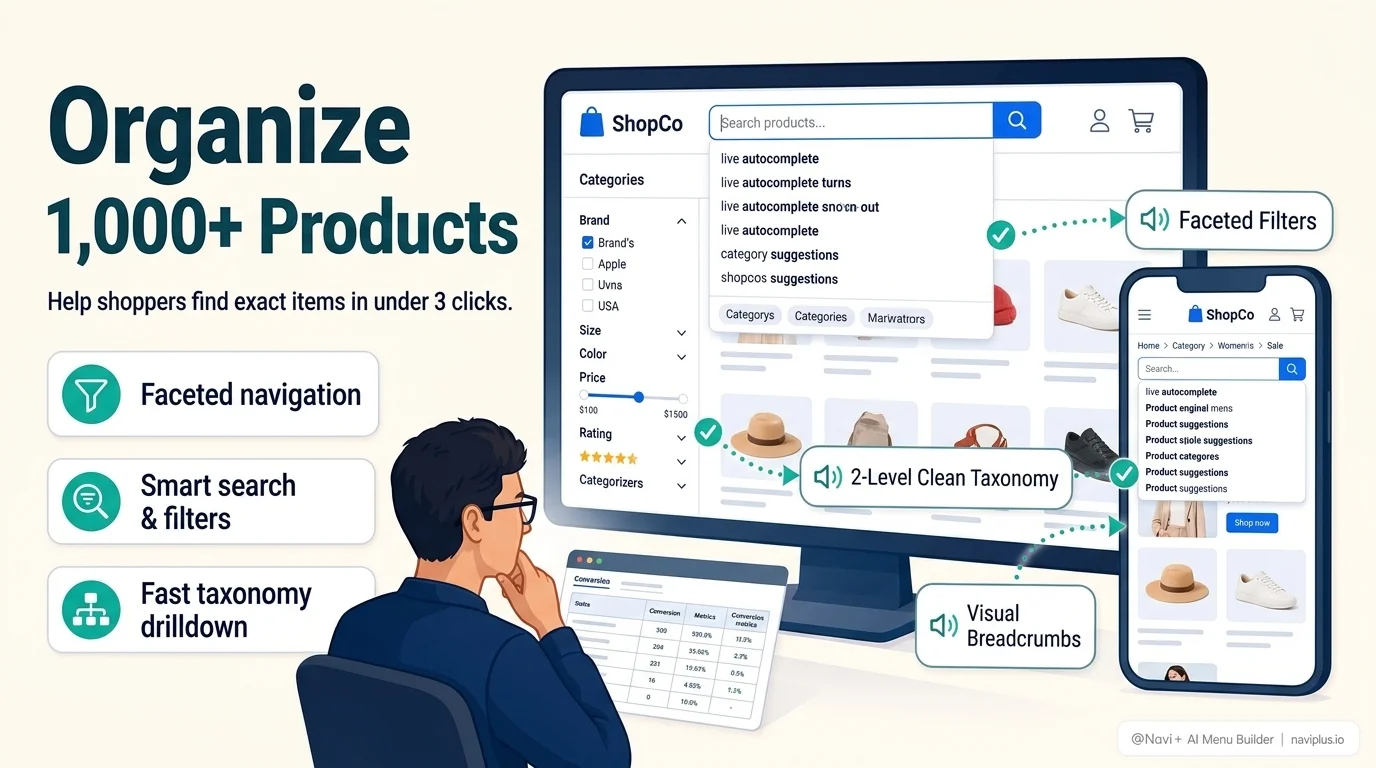 Shopify Mega Menu Best Practices and Multi-Tier Catalogs