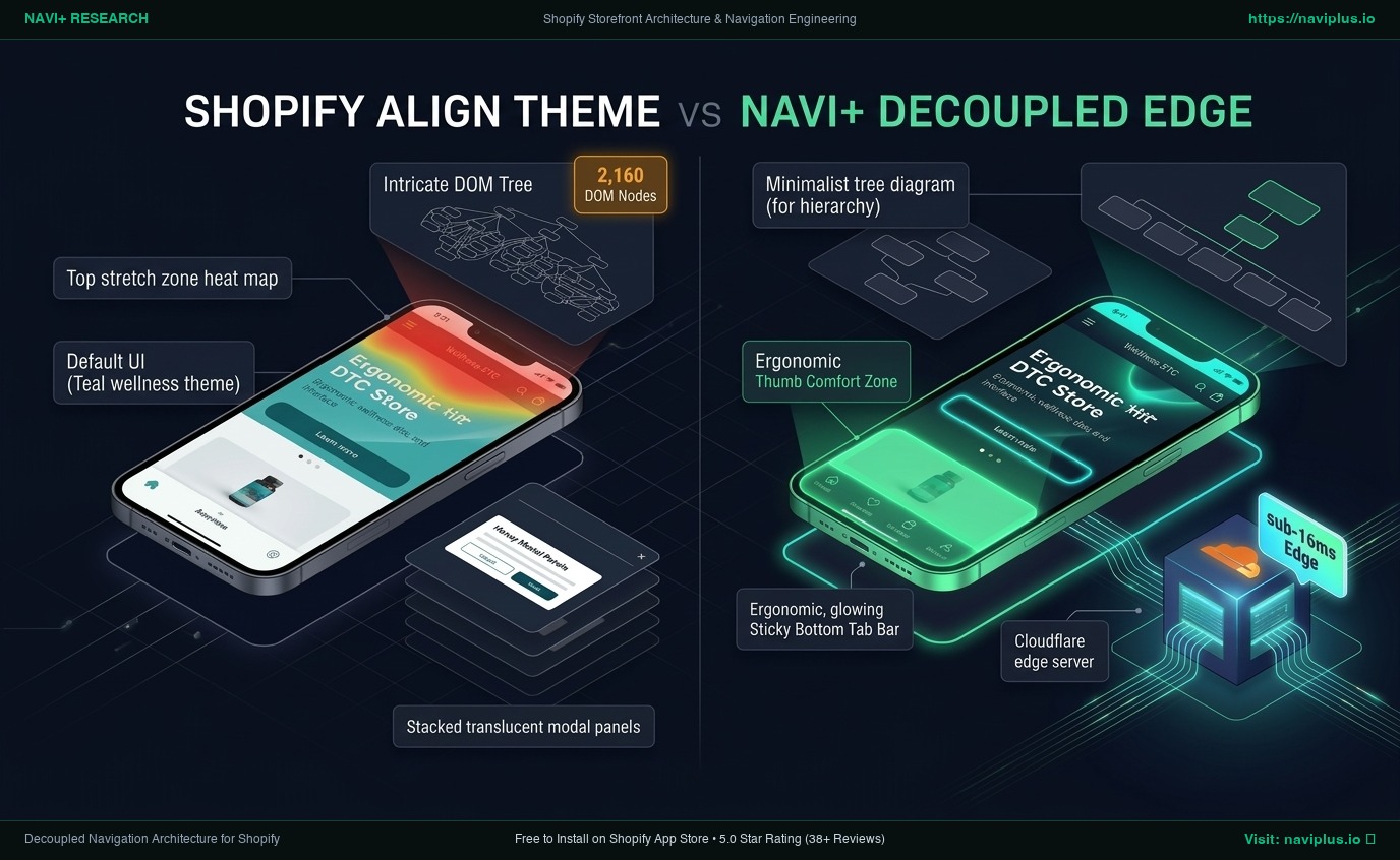 Shopify Align Theme Review: Modern Architectural Furniture Monolith vs. Decoupled Edge Architecture