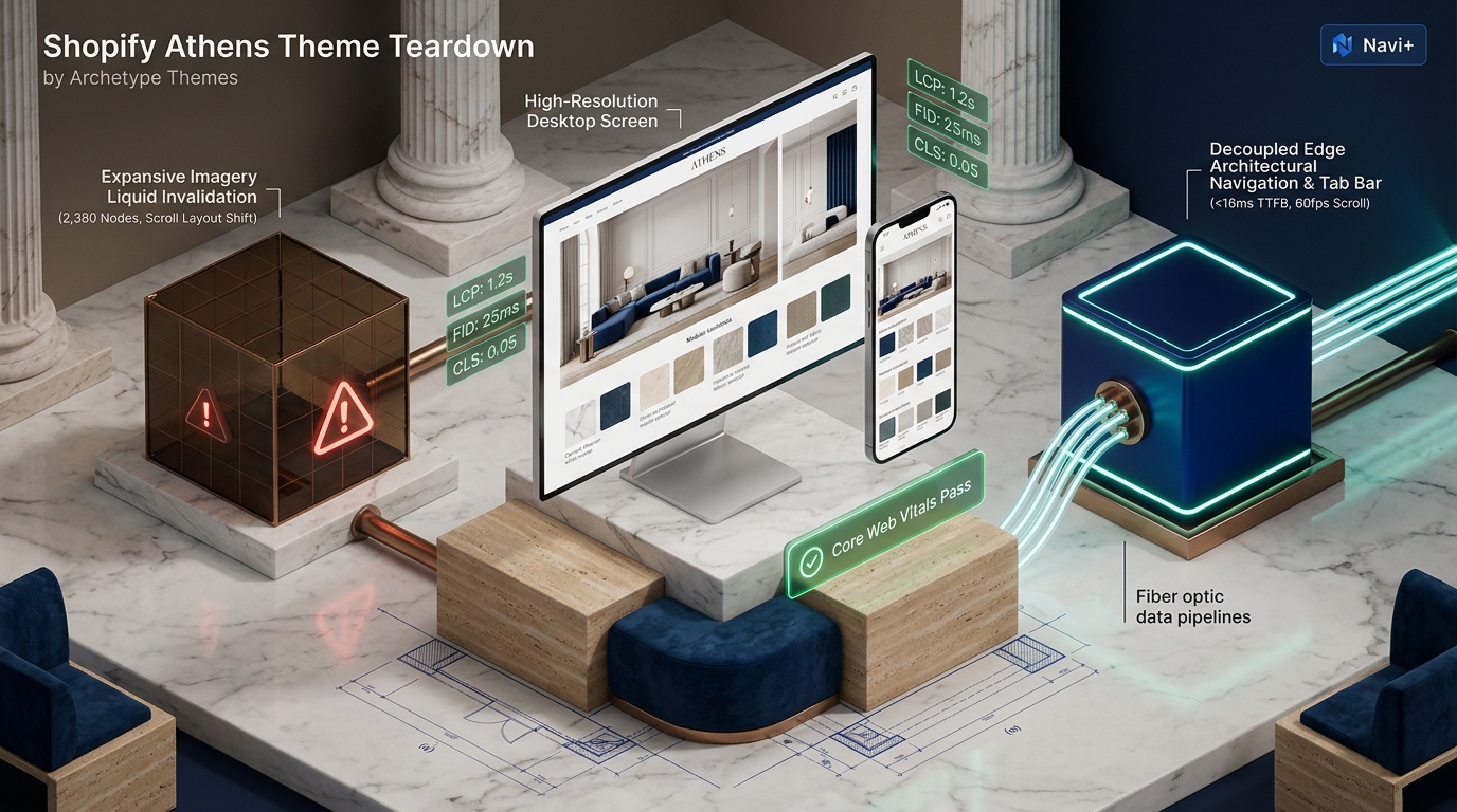 Shopify Athens Theme Review: Archetype Themes Monolith vs. Decoupled Edge Architecture