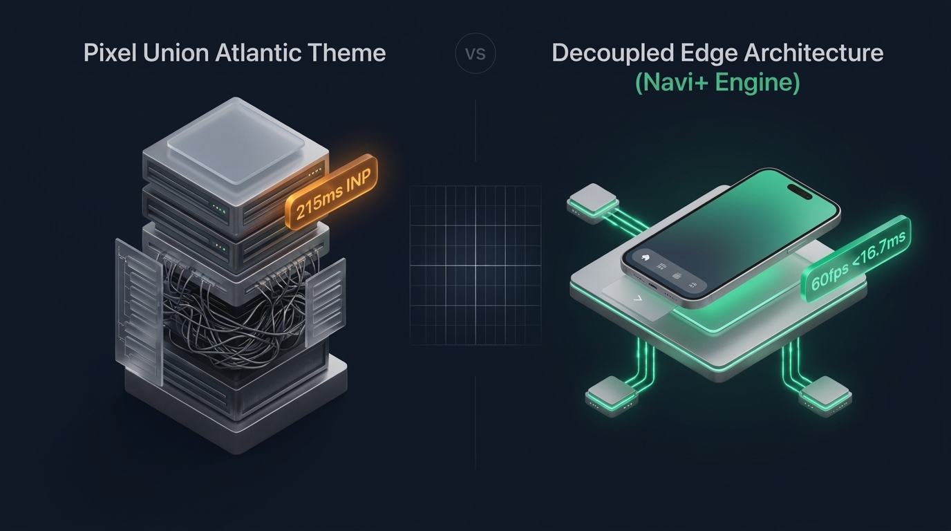 Shopify Atlantic Theme Review: Pixel Union Monolith vs. Decoupled Edge Architecture