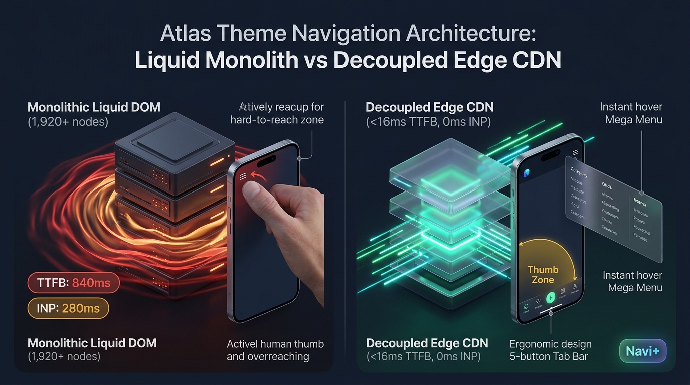Shopify Atlas Theme Review: Clean Canvas Enterprise Monolith vs. Decoupled Edge Architecture