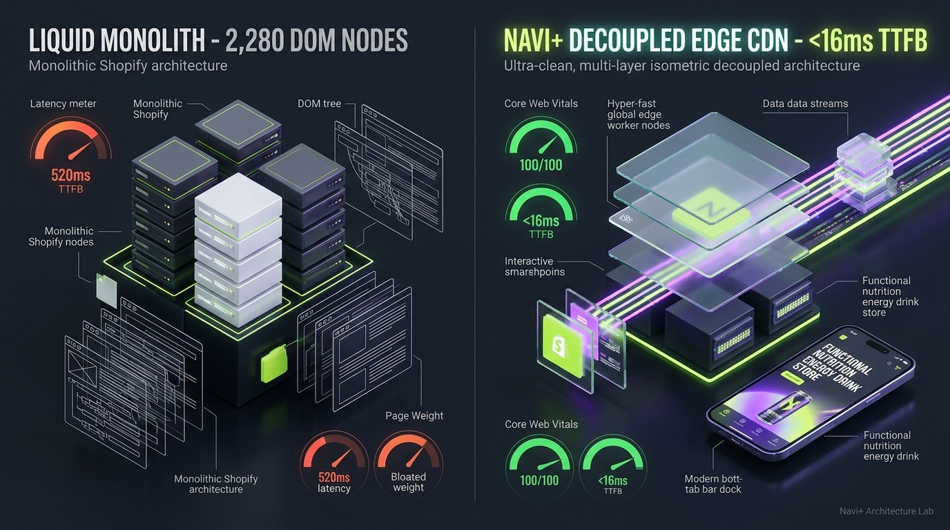 Shopify Atom Theme Review: Textile Bolt Monolith vs. Decoupled Edge Architecture
