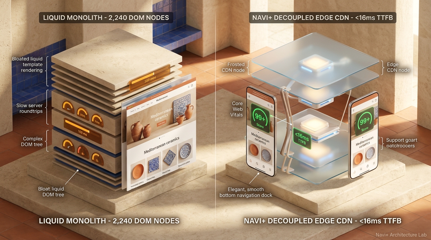 Shopify Barcelona Theme Review: Textile Bolt Monolith vs. Decoupled Edge Architecture