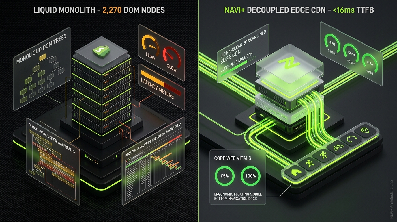 Shopify Carbon Theme Review: Textile Bolt Monolith vs. Decoupled Edge Architecture