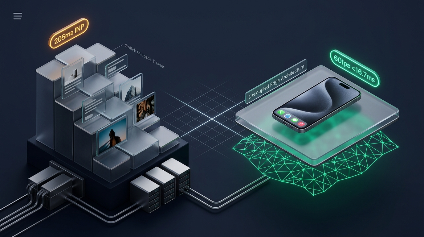 Shopify Cascade Theme Review: Switch Monolith vs. Decoupled Edge Architecture