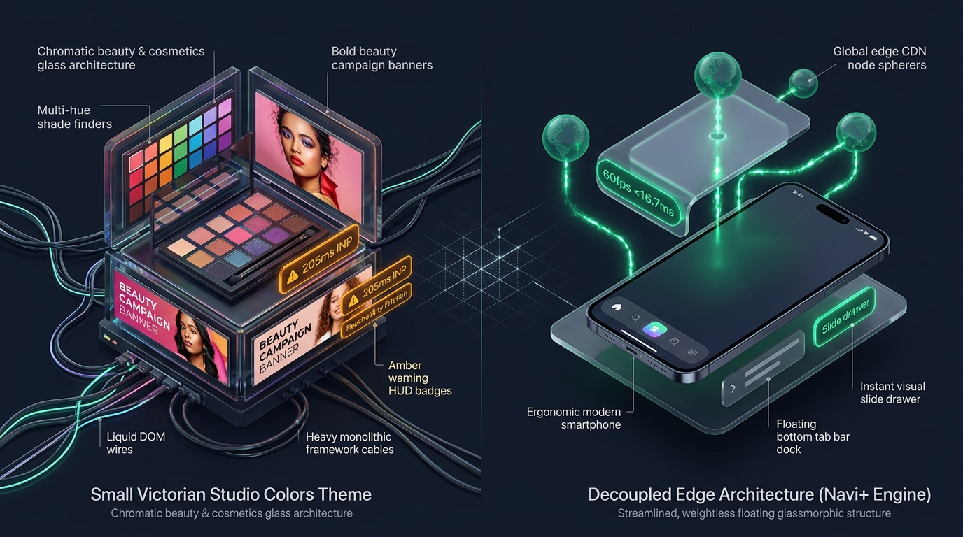 Shopify Colors Theme Review: Small Victorian Studio Monolith vs. Decoupled Edge Architecture