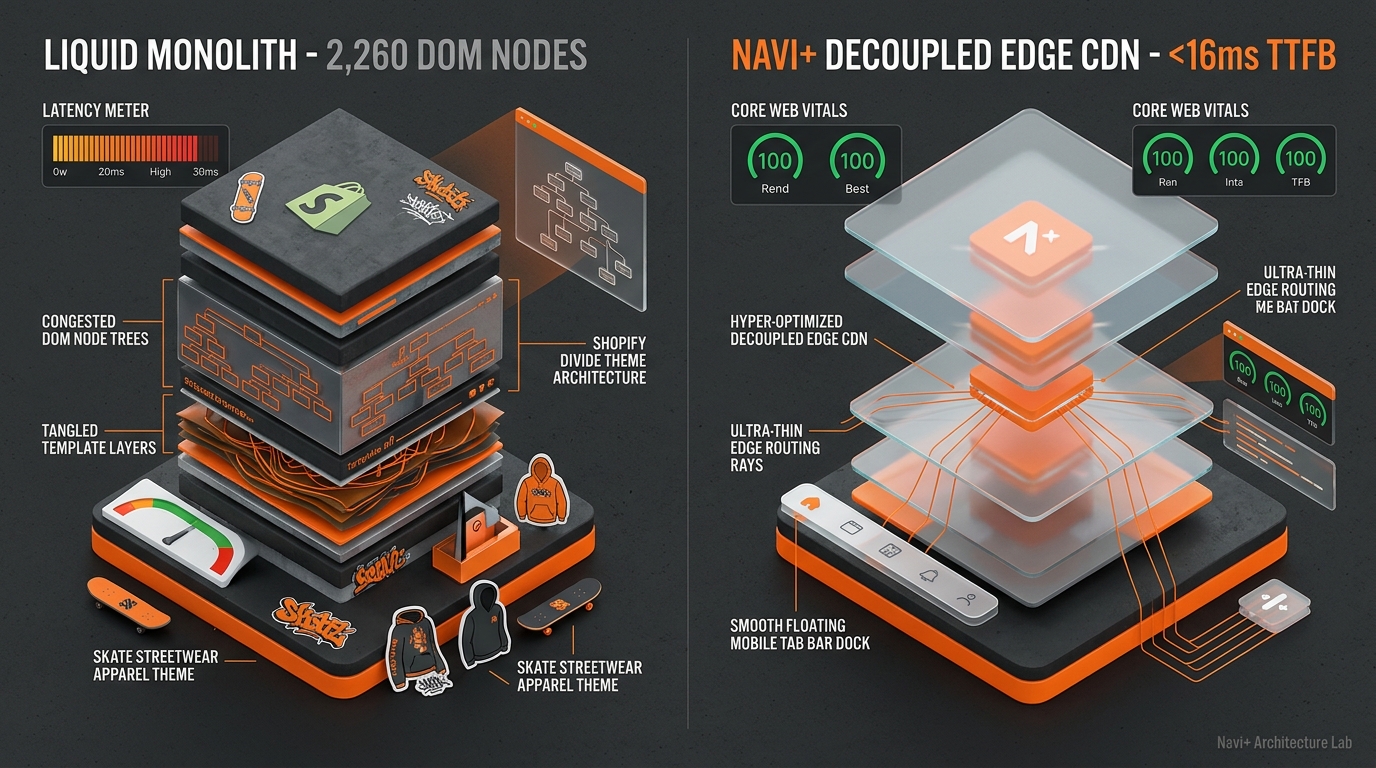 Shopify Divide Theme Review: Textile Bolt Monolith vs. Decoupled Edge Architecture