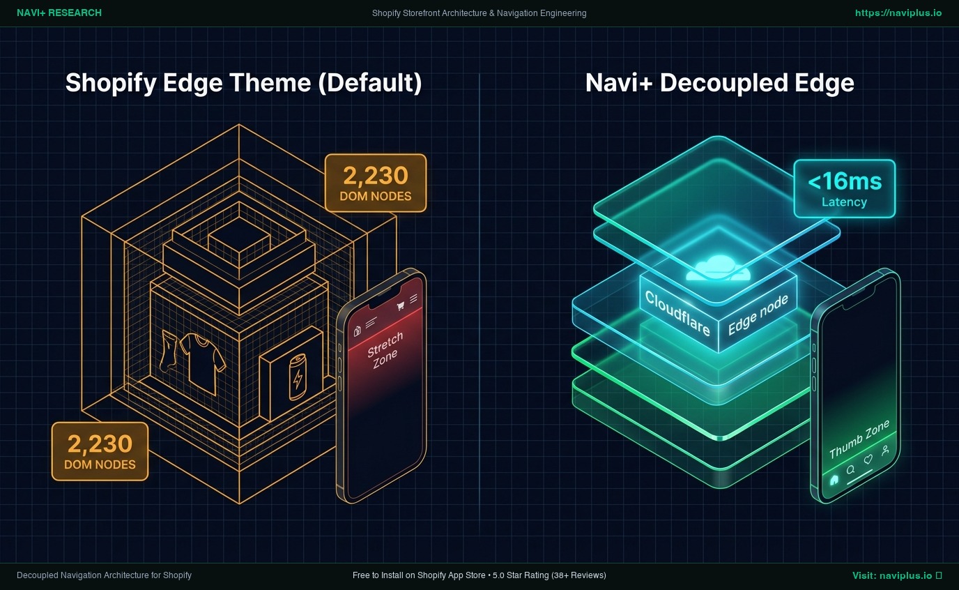 Shopify Edge Theme Review: Dark-Mode Streetwear Drops Monolith vs. Decoupled Edge Architecture