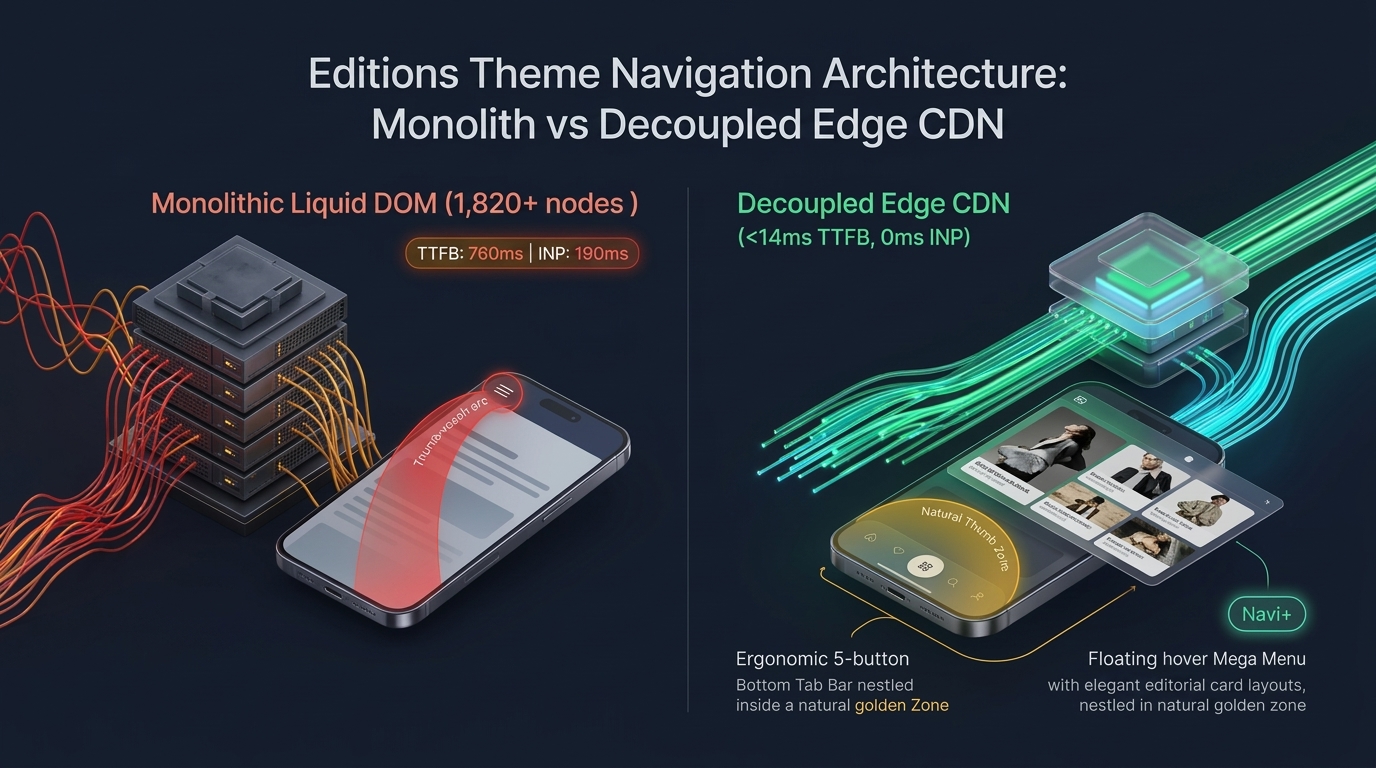 Shopify Editions Theme Review: Pixel Union Monolith vs. Decoupled Edge Architecture