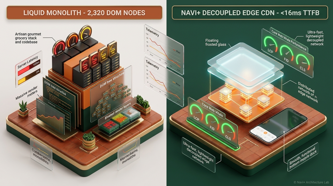 Shopify Emporium Theme Review: Textile Bolt Monolith vs. Decoupled Edge Architecture