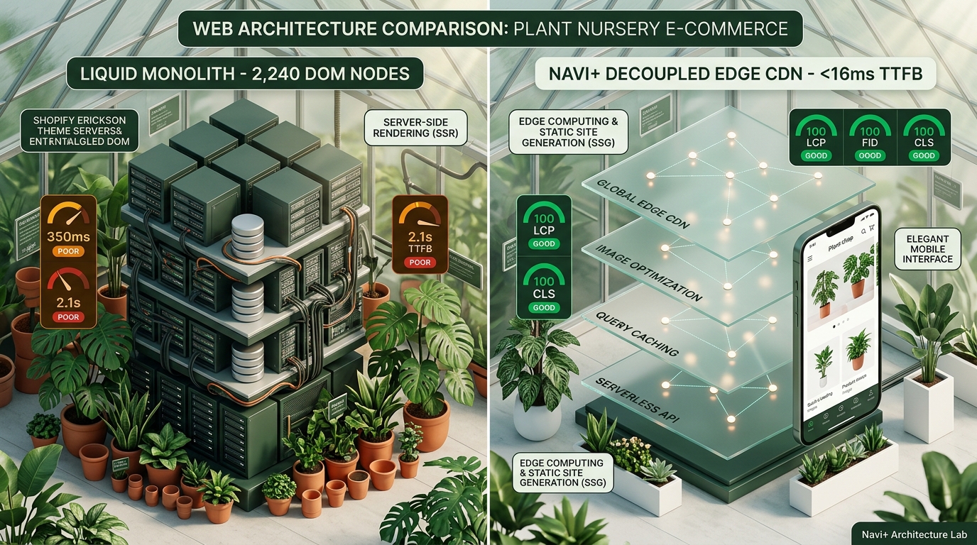 Shopify Erickson Theme Review: Textile Bolt Monolith vs. Decoupled Edge Architecture