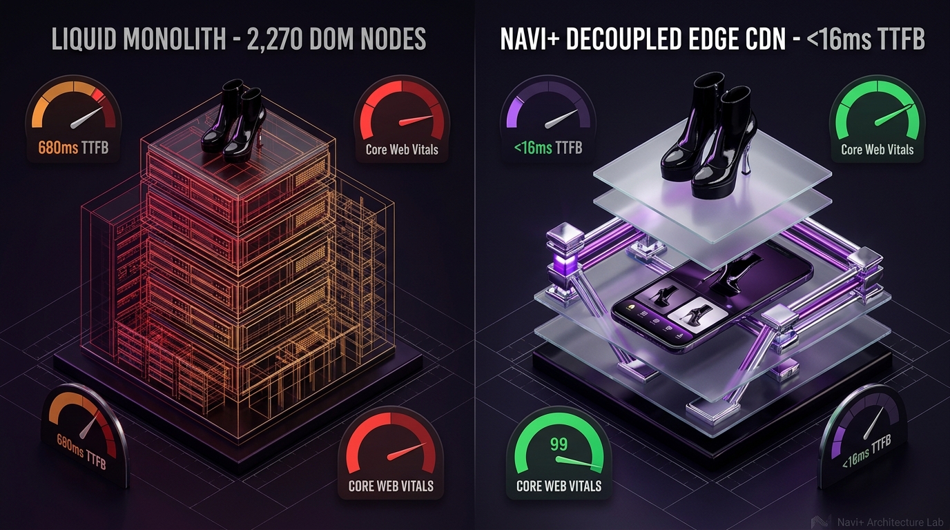 Shopify Etheryx Theme Review: Textile Bolt Monolith vs. Decoupled Edge Architecture