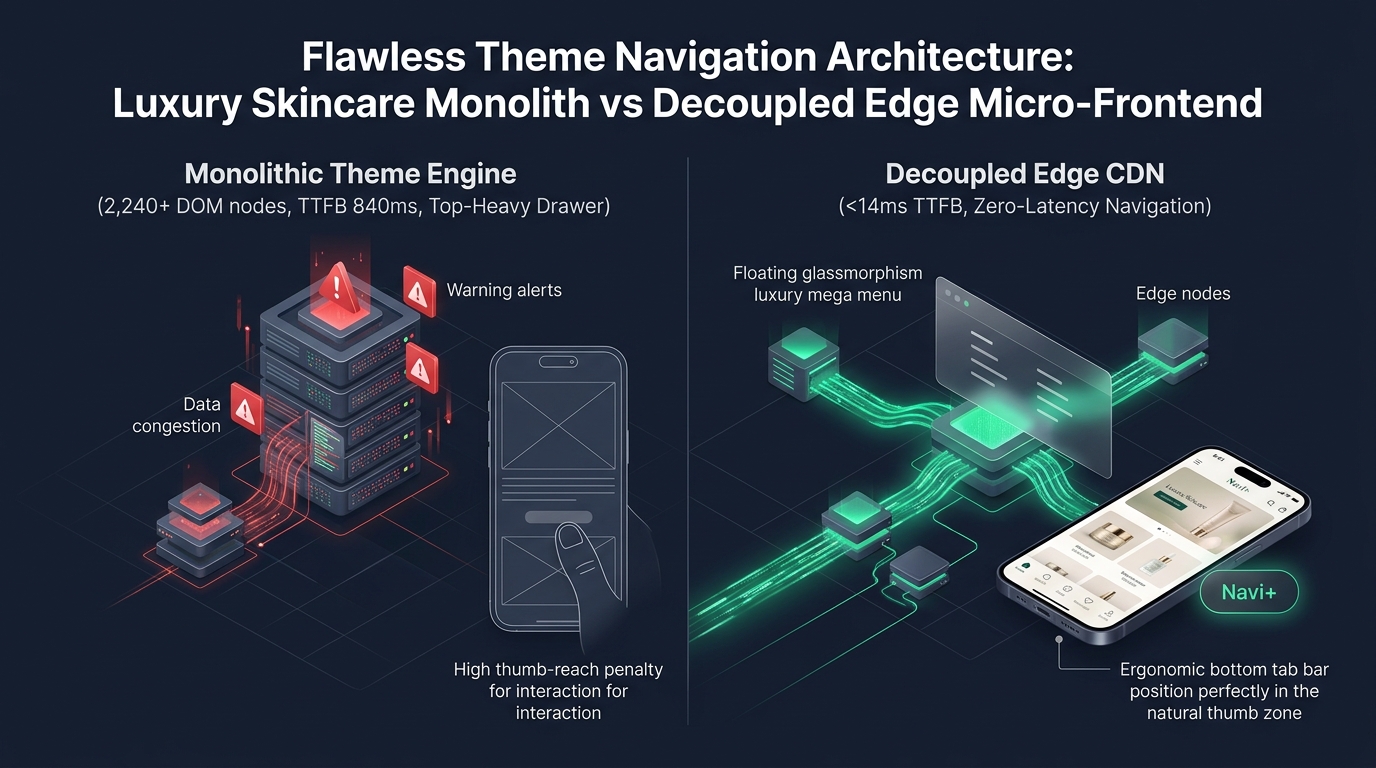 Shopify Flawless Theme Review: Ascend Monolith vs. Decoupled Edge Architecture