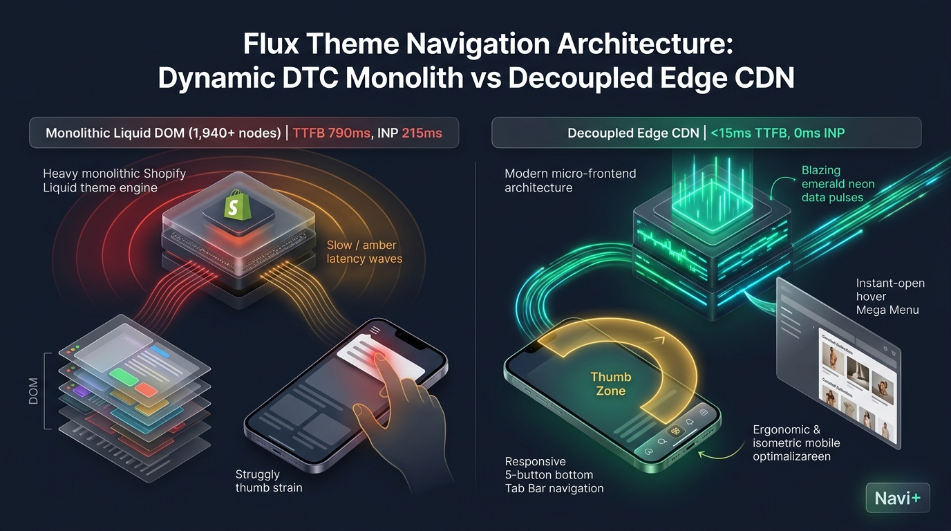 Shopify Flux Theme Review: Monolith Modular Architecture vs. Decoupled Edge Engine