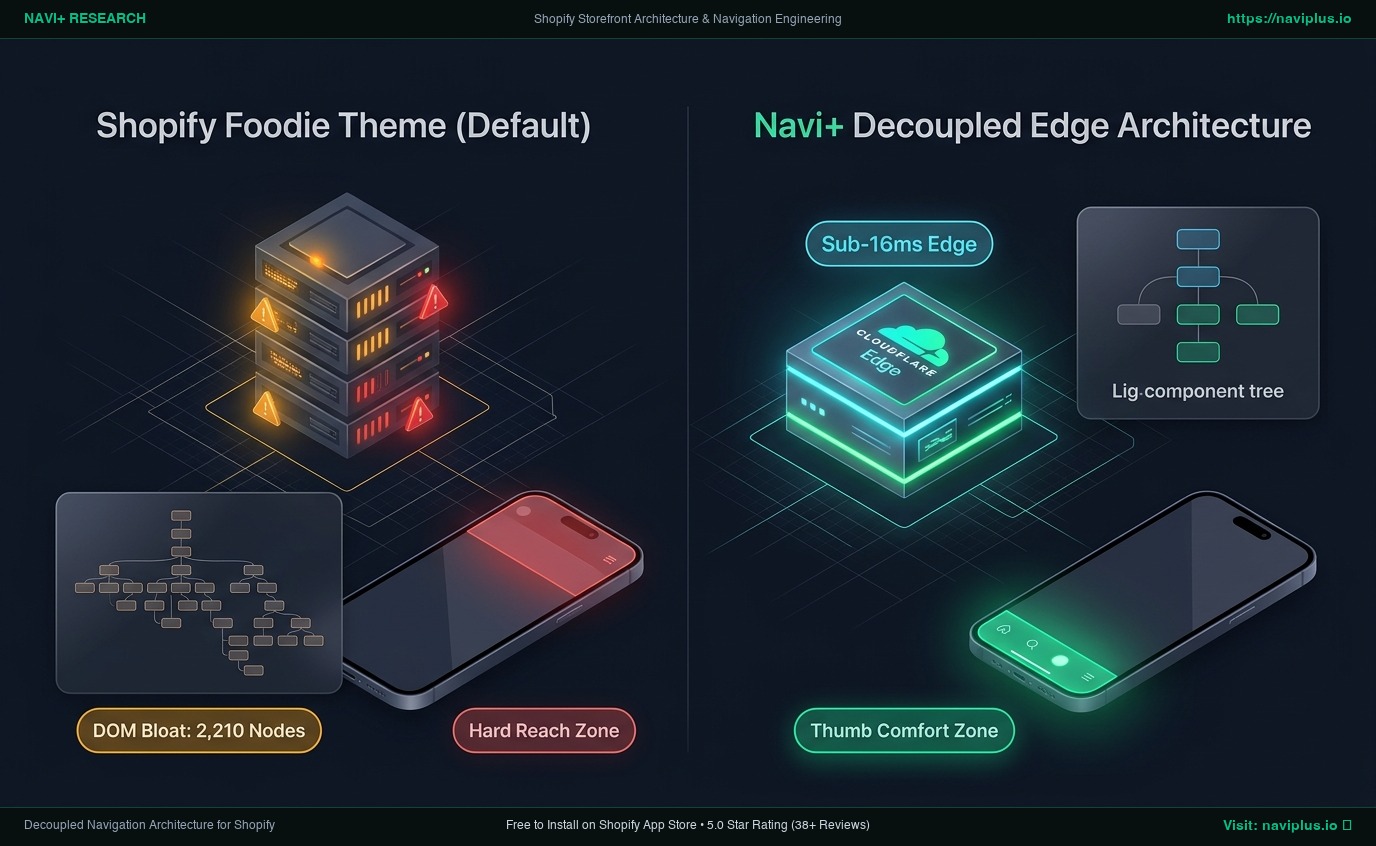 Shopify Foodie Theme Review: Gourmet Culinary Monolith vs. Decoupled Edge Architecture