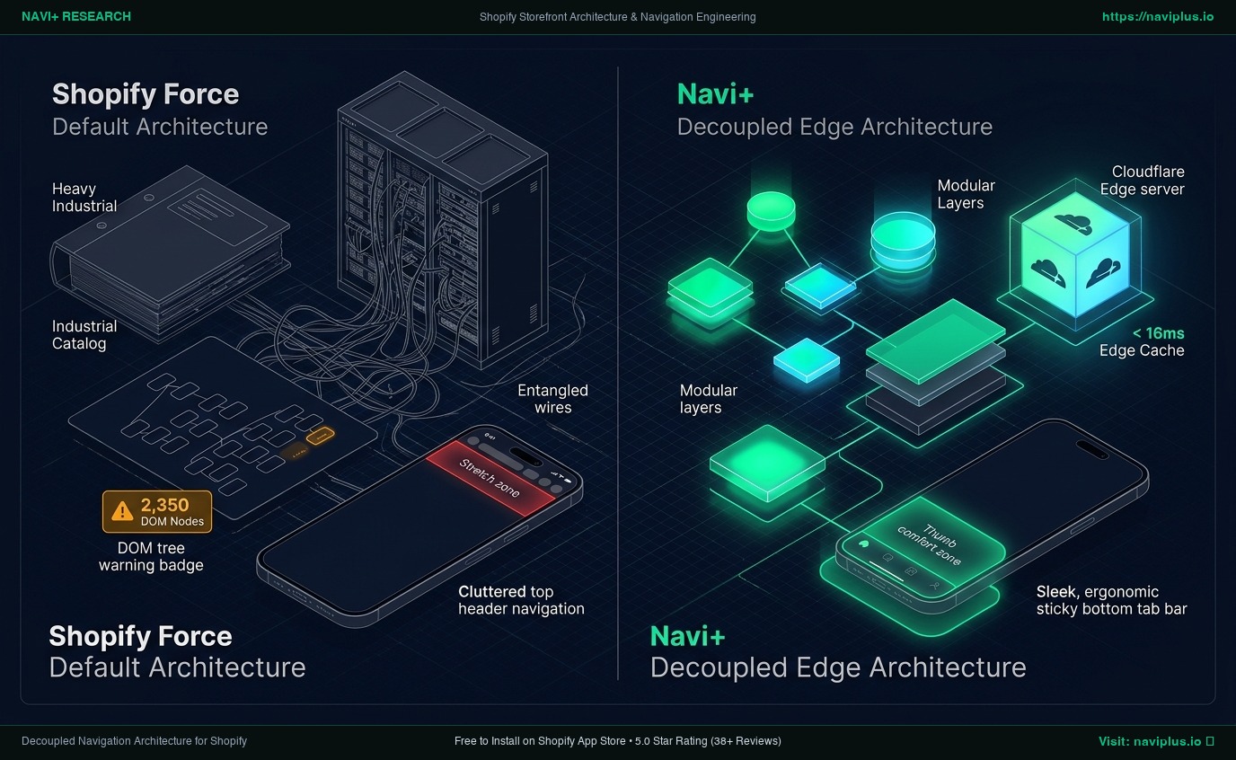 Shopify Force Theme Review: High-Performance Athletic Apparel Monolith vs. Decoupled Edge Architecture