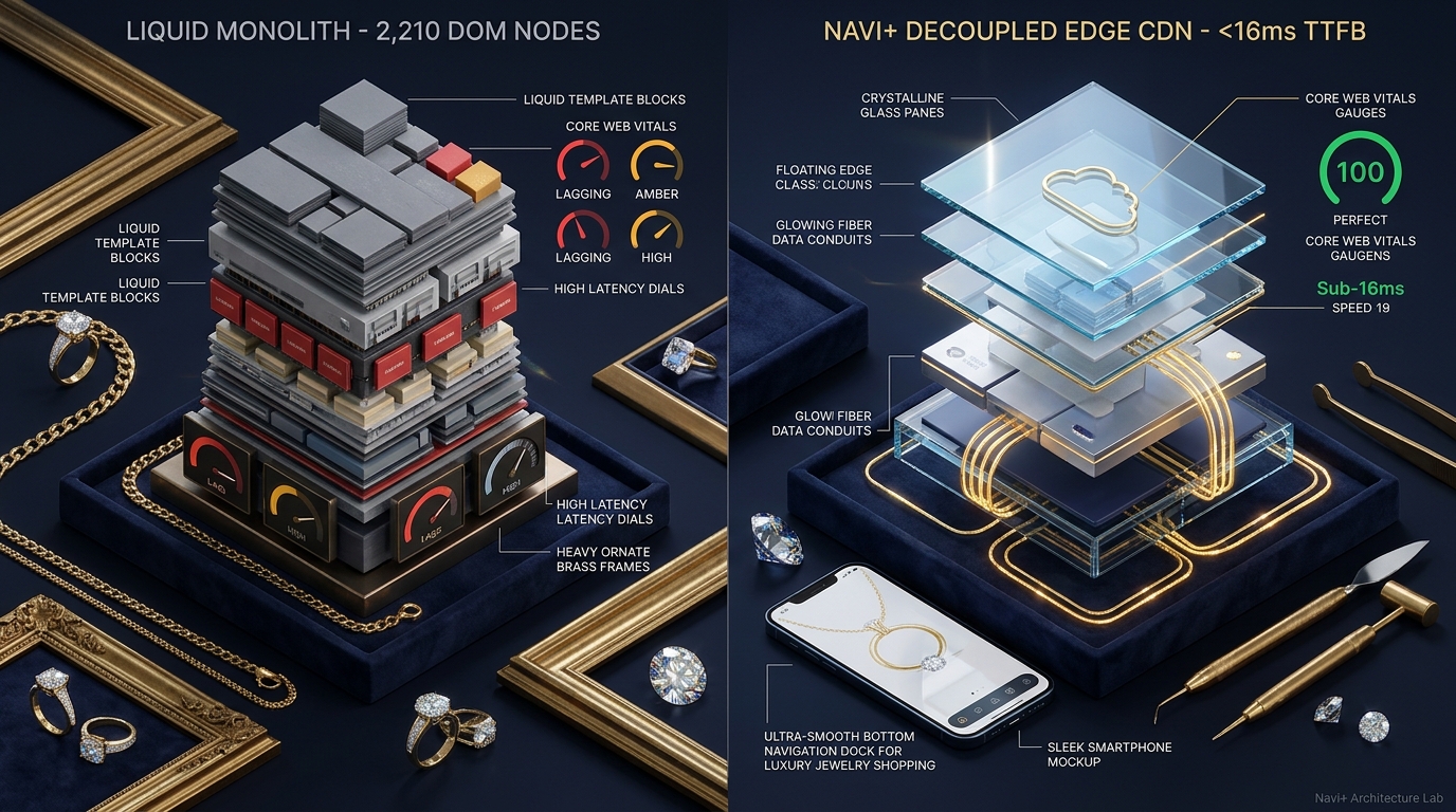 Shopify Forge Theme Review: Textile Bolt Monolith vs. Decoupled Edge Architecture