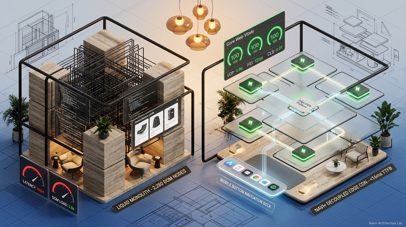 Shopify Fullfullframe Theme Review: Textile Bolt Monolith vs. Decoupled Edge Architecture