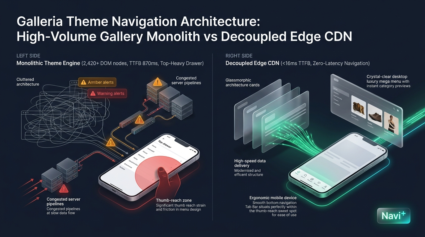 Shopify Galleria Theme Review: Mile High Themes Monolith vs. Decoupled Edge Architecture