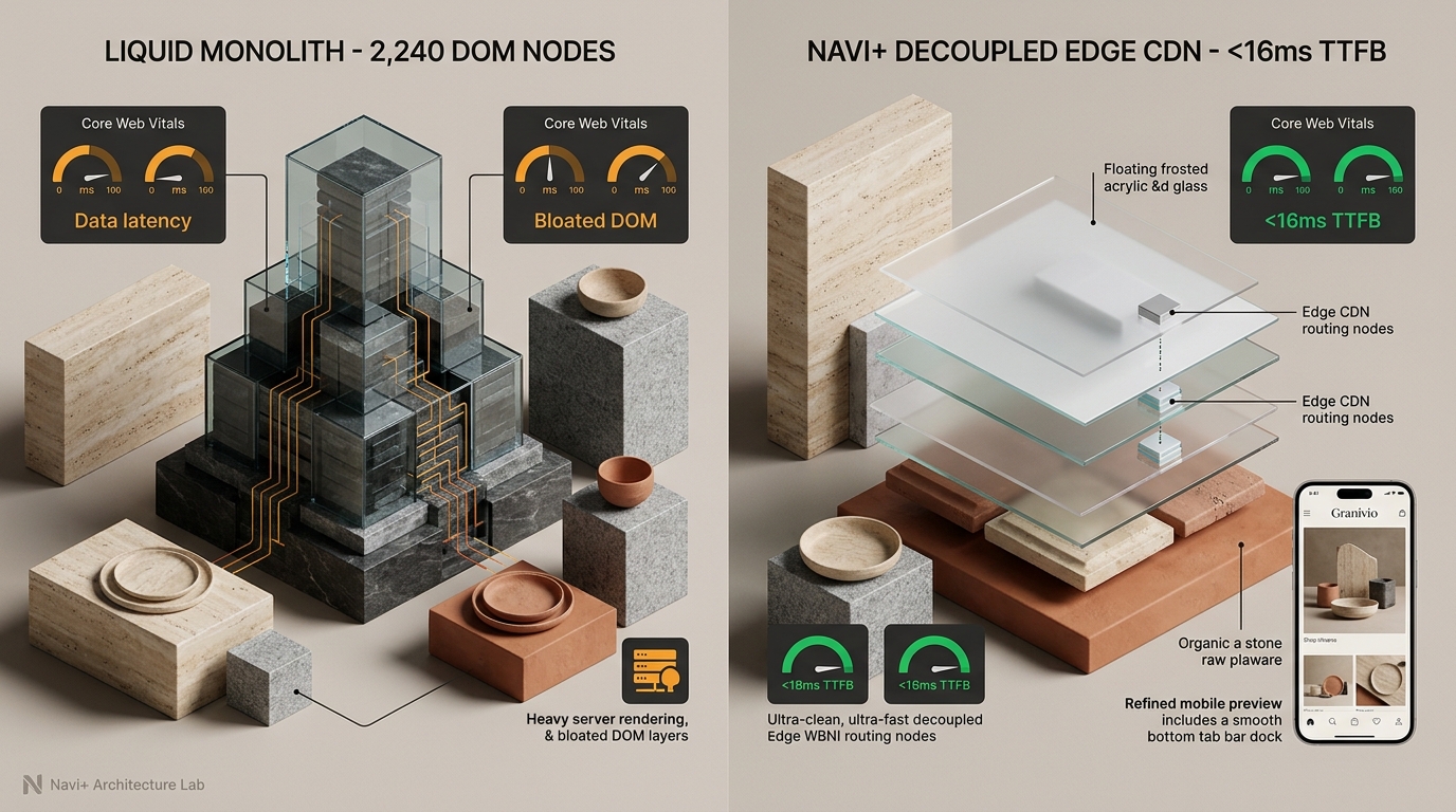 Shopify Fullgranivio Theme Review: Textile Bolt Monolith vs. Decoupled Edge Architecture