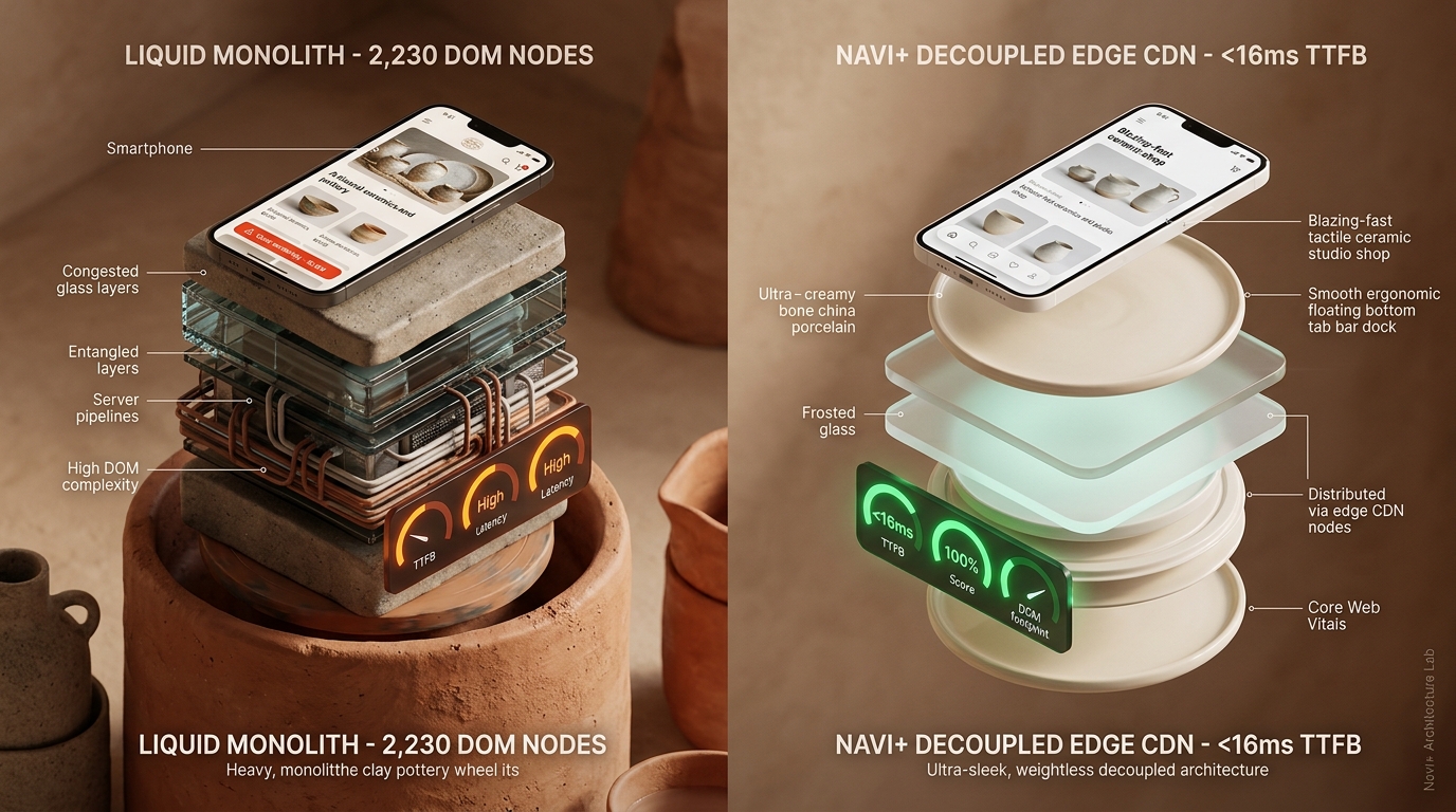 Shopify Fullhandmade Theme Review: Textile Bolt Monolith vs. Decoupled Edge Architecture