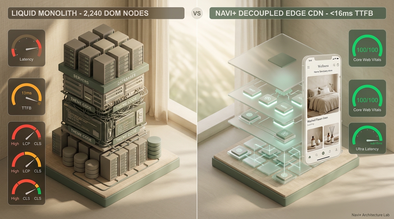 Shopify Fullhaven Theme Review: Textile Bolt Monolith vs. Decoupled Edge Architecture