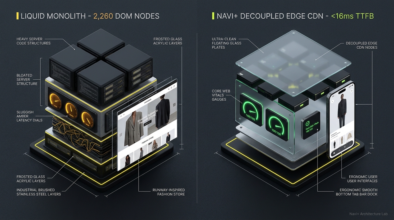 Shopify Fullhighstreet Theme Review: Textile Bolt Monolith vs. Decoupled Edge Architecture