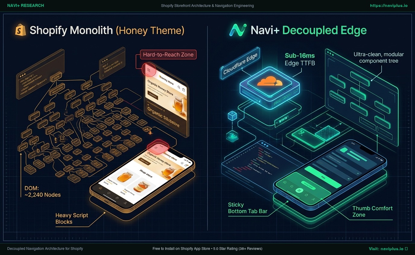 Shopify Honey Theme Review: Playful Beauty & Confectionery Monolith vs. Decoupled Edge Architecture