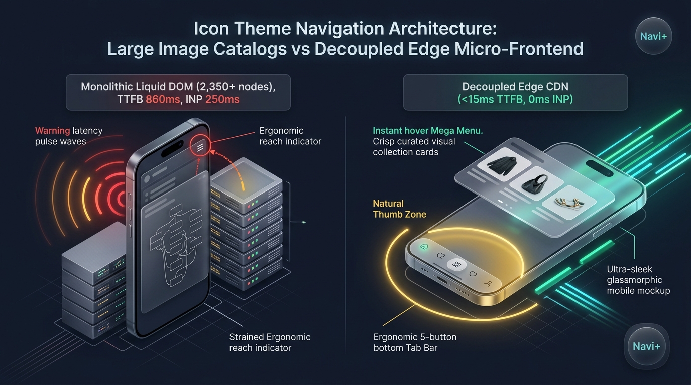Shopify Icon Theme Review: WeTheme Monolith vs. Decoupled Edge Architecture