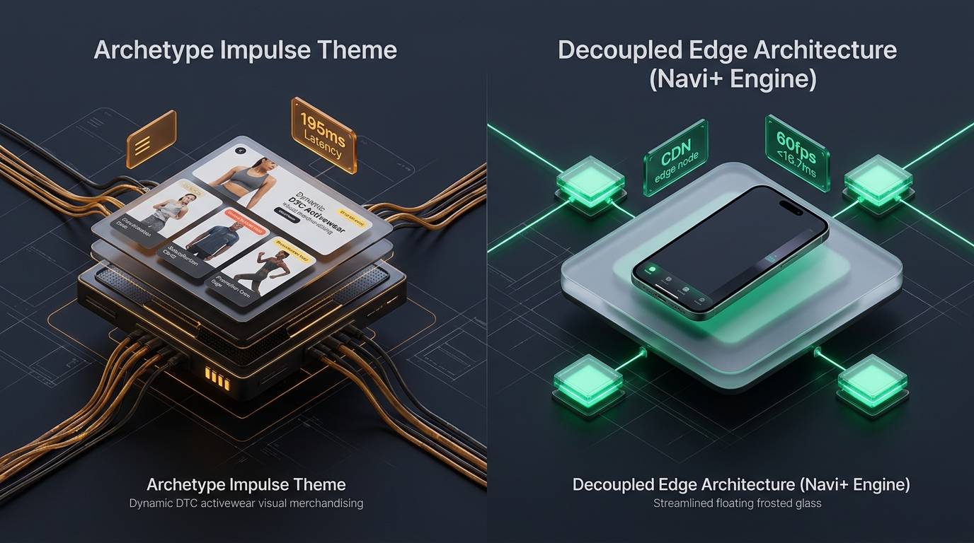 Shopify Impulse Theme Review: Archetype Monolith vs. Decoupled Edge Architecture