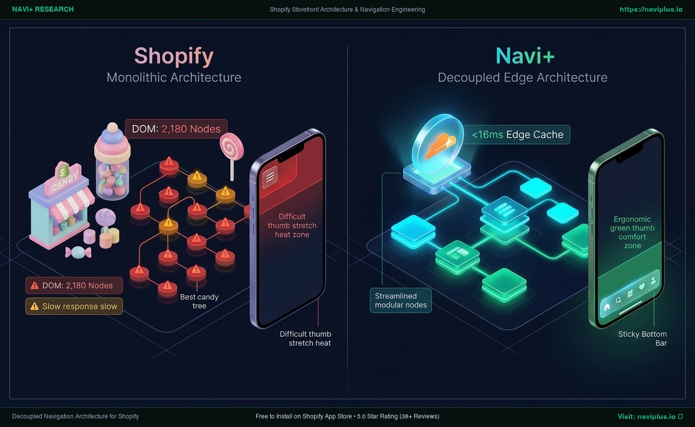 Shopify Lollipop Theme Review: Playful Confectionery Monolith vs. Decoupled Edge Architecture