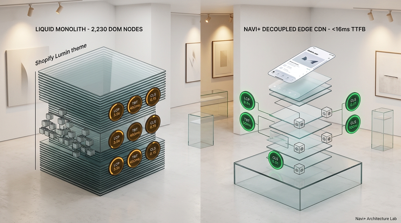 Shopify Fulllumin Theme Review: Textile Bolt Monolith vs. Decoupled Edge Architecture