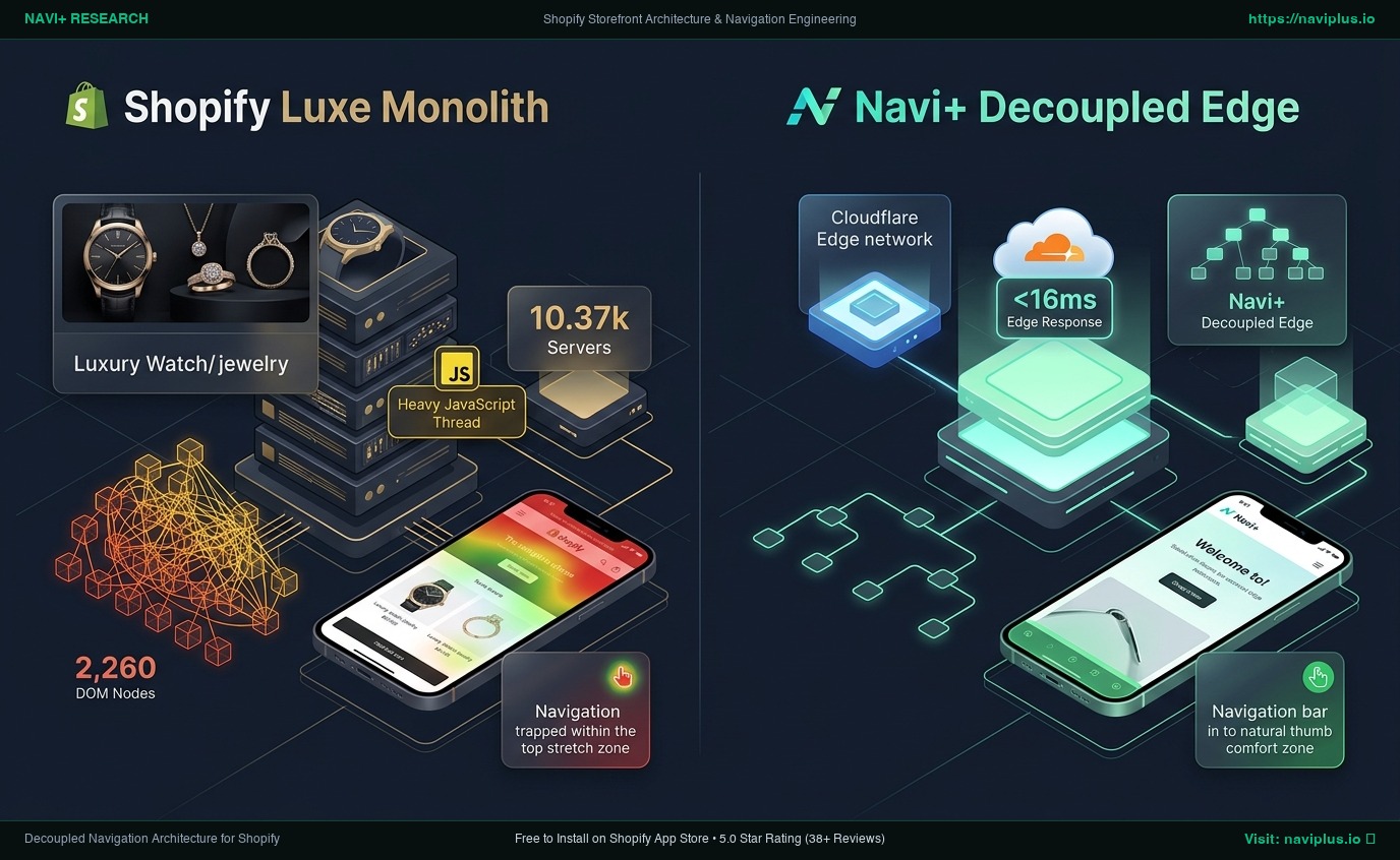 Shopify Luxe Theme Review: Monolith vs. Decoupled Edge Architecture