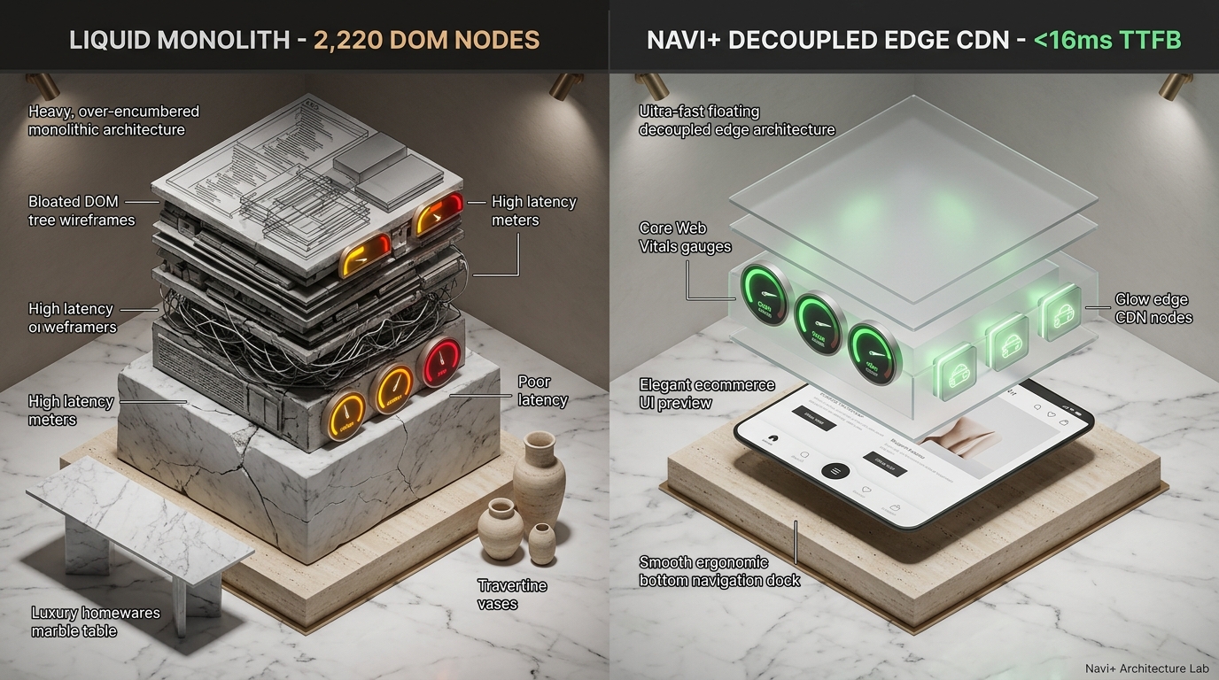 Shopify Fullmarble Theme Review: Textile Bolt Monolith vs. Decoupled Edge Architecture