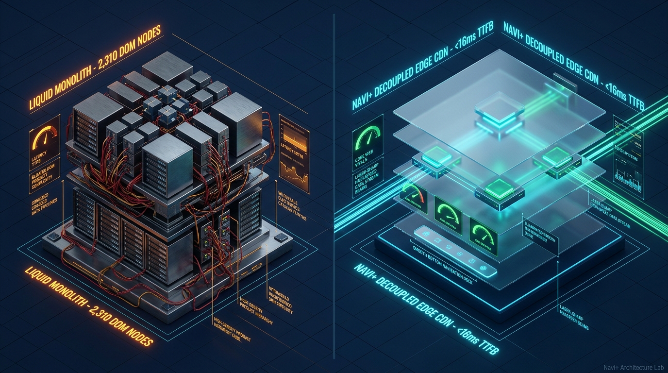Shopify Fullmaster Theme Review: Textile Bolt Monolith vs. Decoupled Edge Architecture