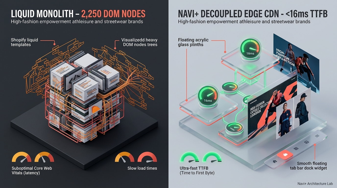 Shopify Fullmaya Theme Review: Textile Bolt Monolith vs. Decoupled Edge Architecture