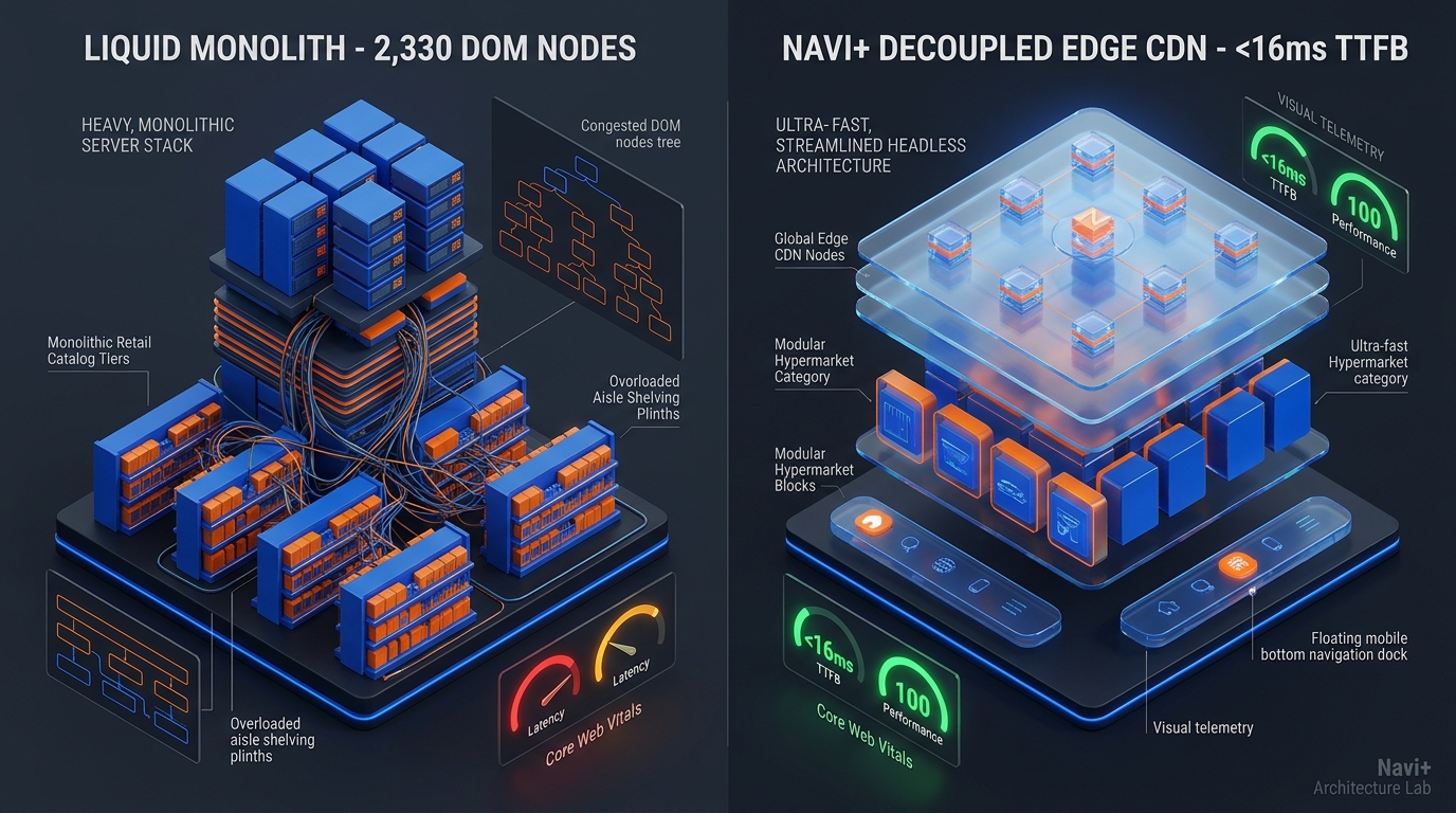 Shopify Fullmegastore Theme Review: Textile Bolt Monolith vs. Decoupled Edge Architecture