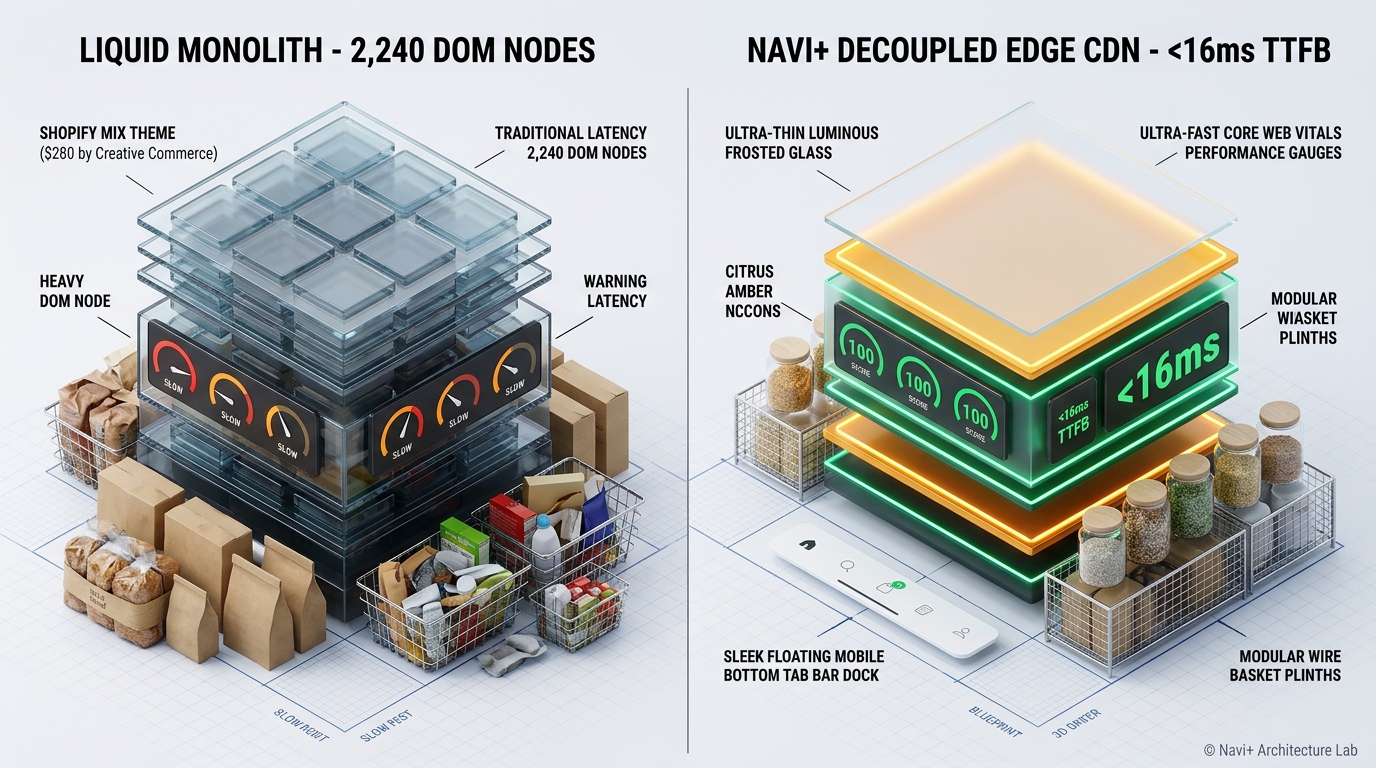 Shopify Fullmix Theme Review: Textile Bolt Monolith vs. Decoupled Edge Architecture