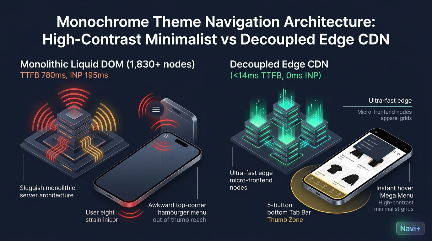 Shopify Monochrome Theme Review: Superfine Monolith vs. Decoupled Edge アーキテクチャ