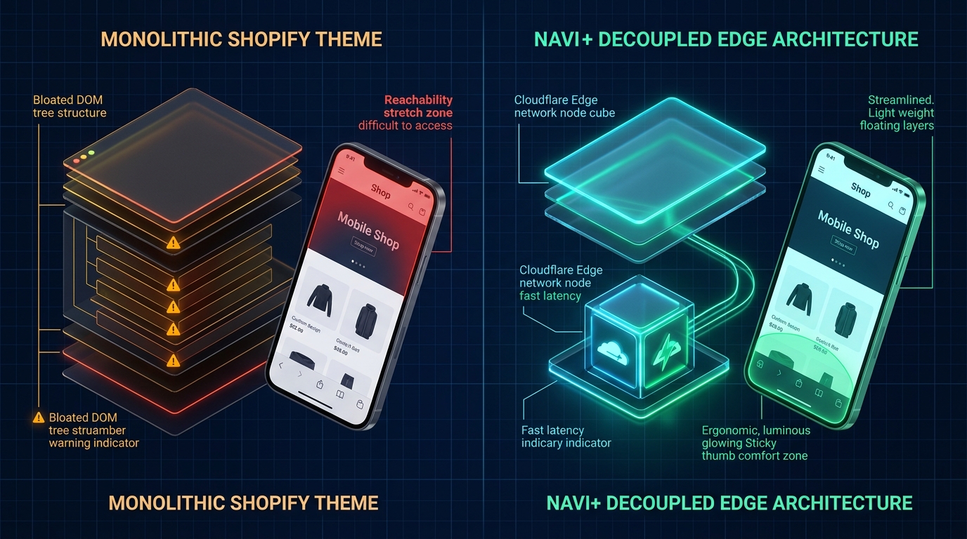 Shopify Next Theme Review: Next-Gen DTC Monolith vs. Decoupled Edge Architecture