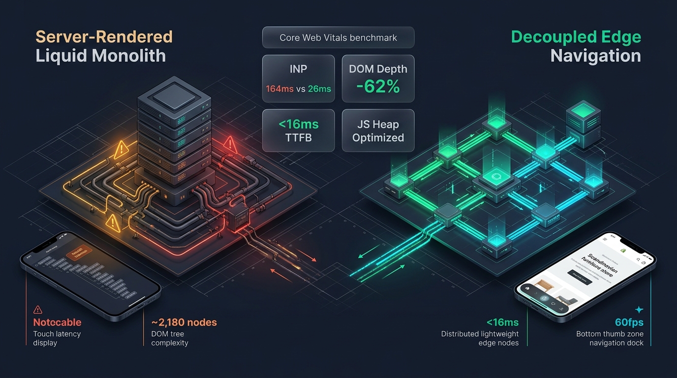 Shopify Nordic Theme Review: Scandinavian Furniture Monolith vs. Decoupled Edge Architecture