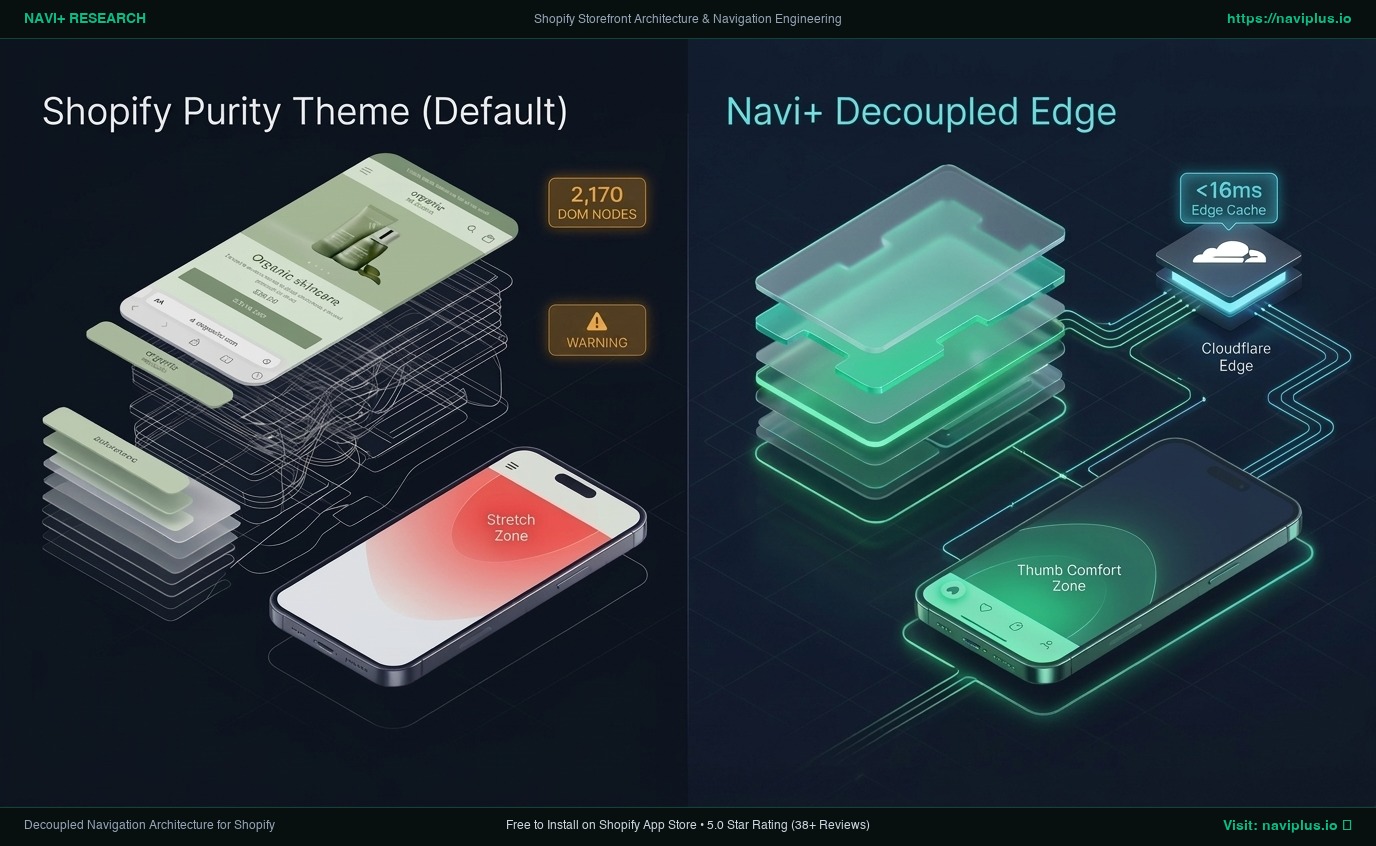 Shopify Purity Theme Review: Clean Organic Skincare Monolith vs. Decoupled Edge Architecture