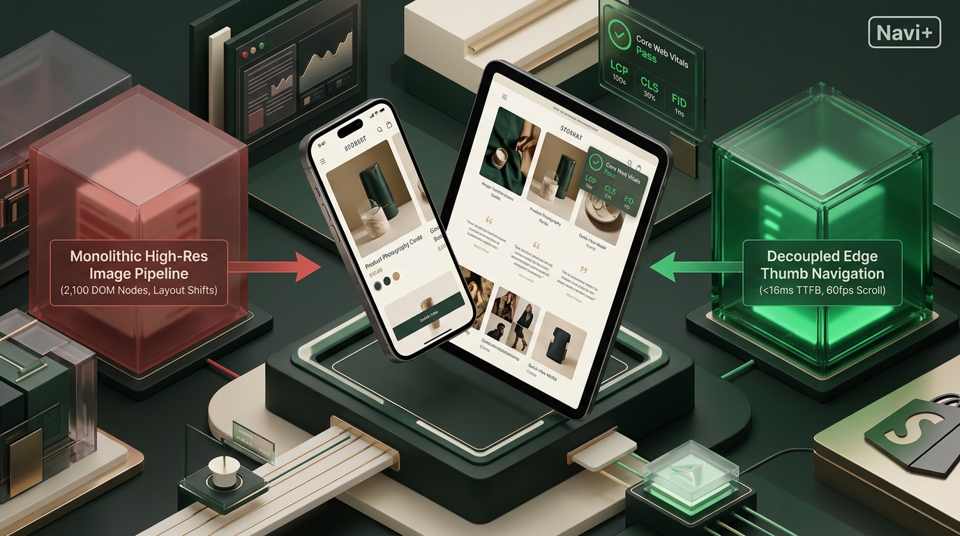 Shopify Retina Theme Review: Out of the Sandbox Monolith vs. Decoupled Edge Architecture